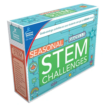 Carson Dellosa Education® Seasonal STEM Challenges Learning Cards