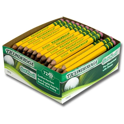 Ticonderoga® Golf Pencils, Box of 72