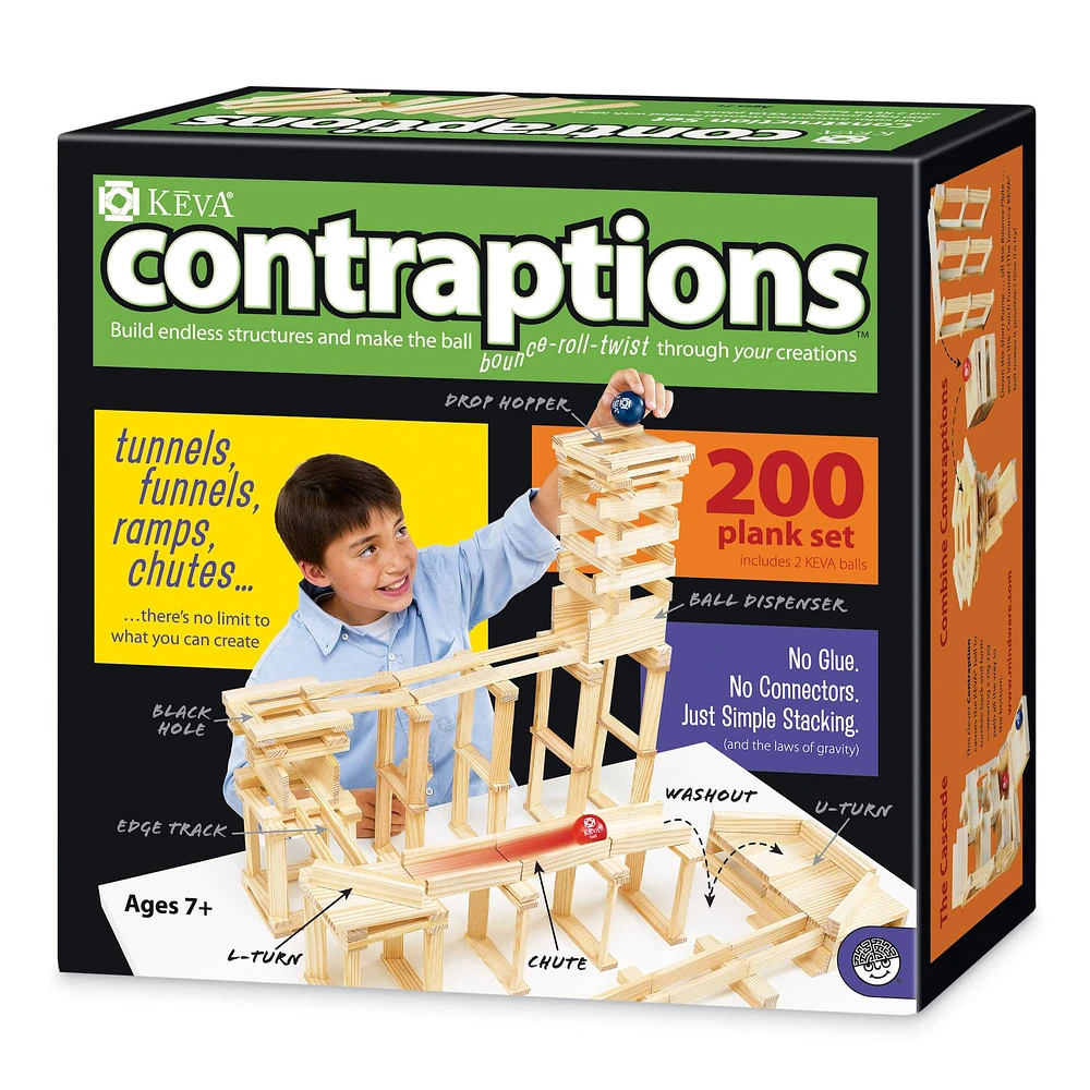 KEVA® Contraptions, 200 Pieces