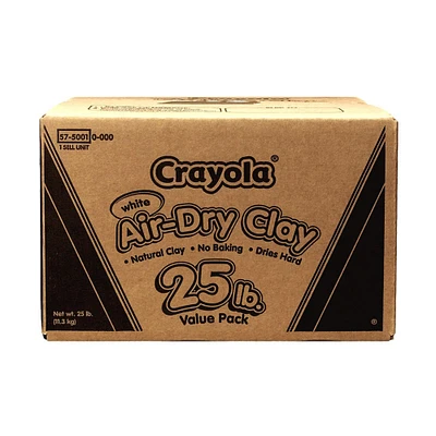 6 Pack: Crayola® 25lb. White Air-Dry Clay