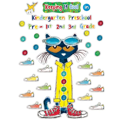 Pete the Cat® Keeping It Cool In Bulletin Board Set