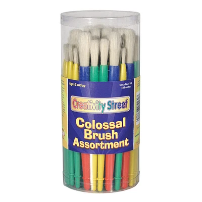 Creativity Street® Colossal Paint Brush Assorted, 58 Pack