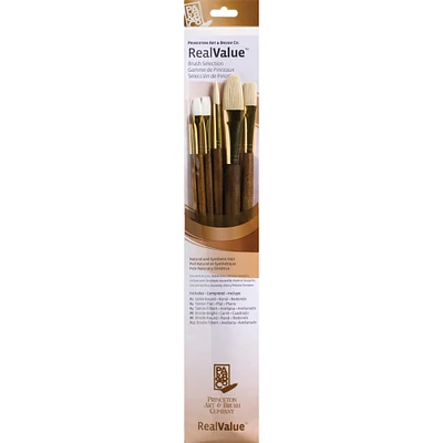6 Packs: 6 ct. (36 total) Princeton™ RealValue™ Natural & Synthetic Brush Set