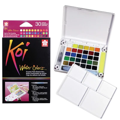 Koi® Water Colors™ Pocket Field Sketch Box