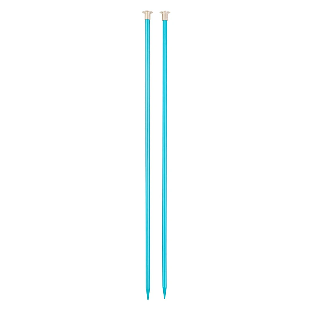 14" Anodized Aluminum Knitting Needles by Loops & Threads