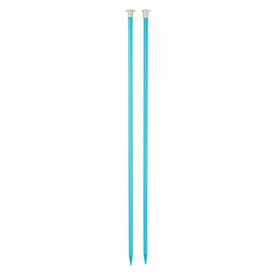 14" Anodized Aluminum Knitting Needles by Loops & Threads