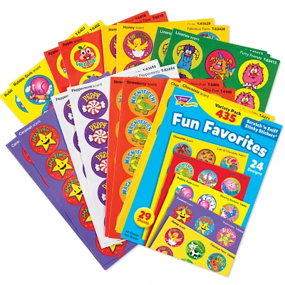 Trend Enterprises® 1” Fun Favorites Stinky Stickers®, 435 Pack