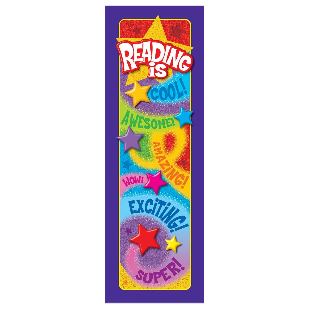 Reading is Praise Words N Stars Bookmarks, 36 Per Pack, 12 Packs