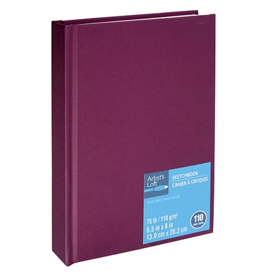 12 Pack: Purple Hardcover Sketchbook by Artist's Loft™, 5.5" x 8"