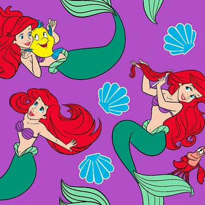 Disney Princess Ariel & Flounder Fleece Fabric