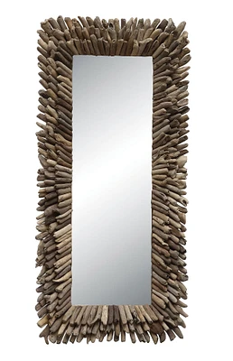 Waterside Driftwood Framed Mirror