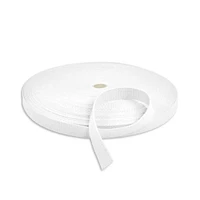 1 1/4" White Cotton Webbing