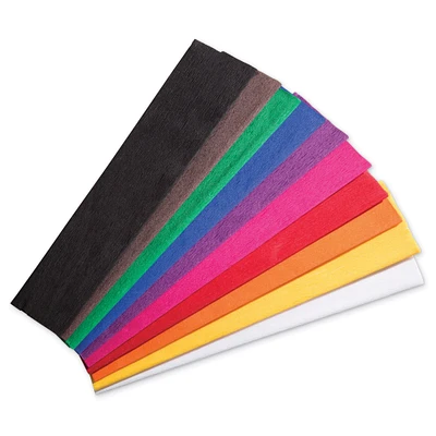 10 Packs: 10 ct. (100 total) Creativity Street® Multicolor Crepe Paper