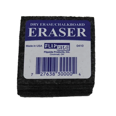 Student Dry Erase & Chalkboard Eraser 2 Count, 12 Packs