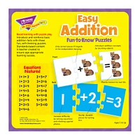 Easy Addition Fun-to-Know® Puzzles