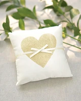 Gartner Studios® Glitter Heart Ring Bearer Pillow