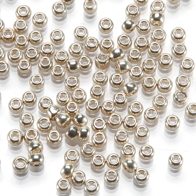 Toho® 6/0 Japanese Glass Seed Beads, Galvanized Silver