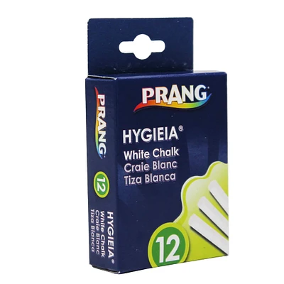 Prang® Hygieia® Dustless Board Chalk, White, 12 Per Pack, Set of 36 Packs