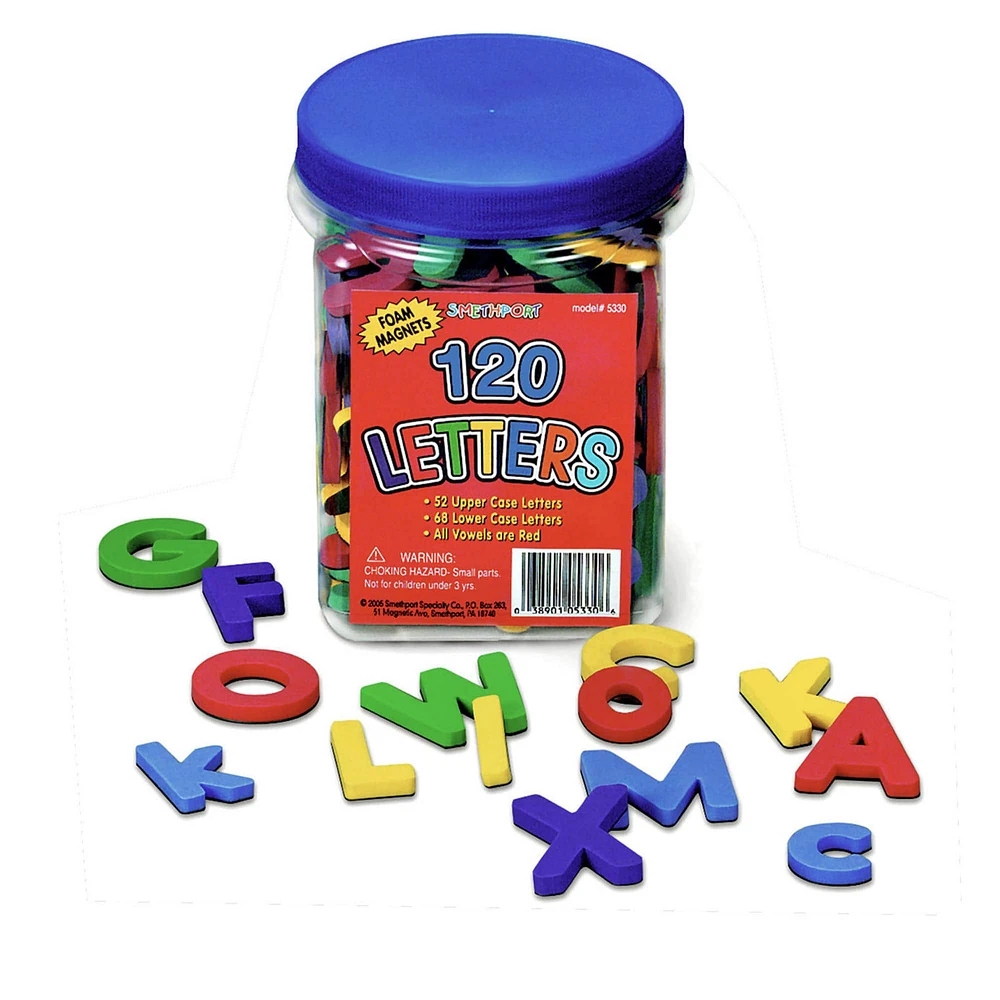 Letters Foam Magnets 120 Piece Set