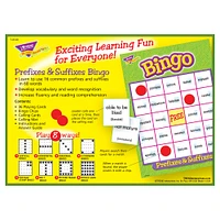 Prefixes & Suffixes Bingo Game