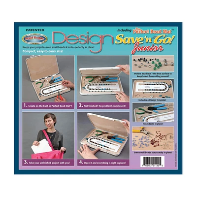 6 Pack: Bead Buddy® Design Bead Board, Save 'N Go Junior