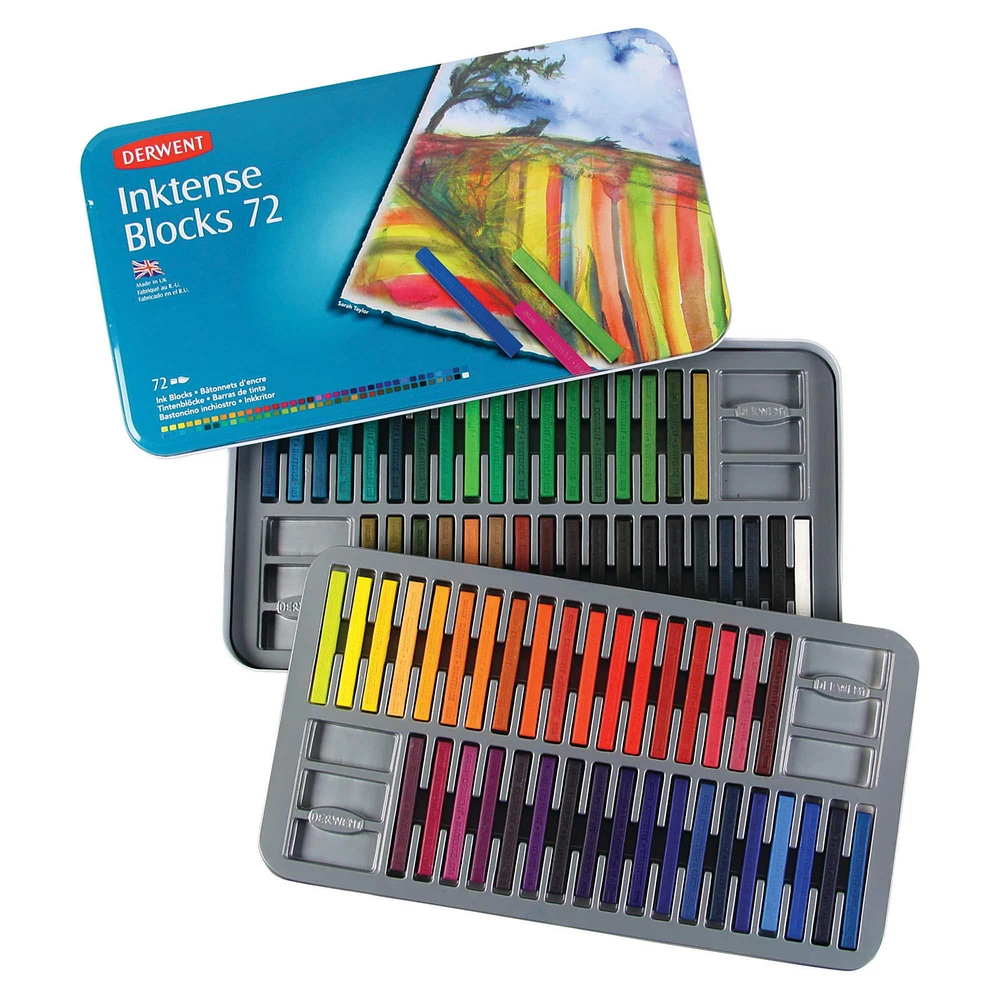 Derwent® Inktense Block 72 Color Tin Set