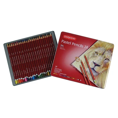 Derwent® Pastel Pencil 24 Color Tin Set