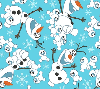 Disney® Frozen Fever Olaf Snowman Toss Cotton Fabric