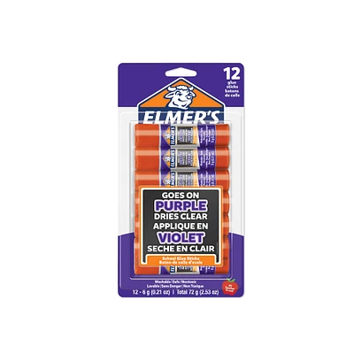 8 Packs: 12 ct. (96 total) Elmer's® Purple School Glue Sticks
