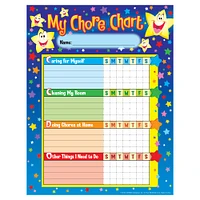 Trend Enterprises Stars Chore Charts, 6 pads