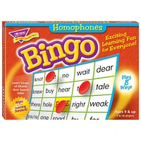 Homophones Bingo Game