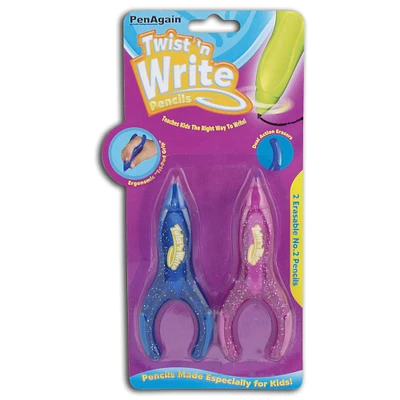 Baumgartens® PenAgain® Twist 'n Write™ 2mm Pink & Blue Pencils, 6 Pack Bundle