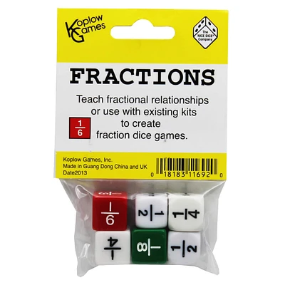 Fraction Dice, 12 Bundle Packs