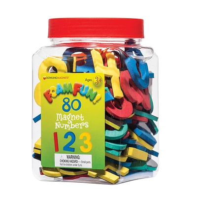 Dowling Magnets® Foam Fun!™ Number Magnets, Pack of 80