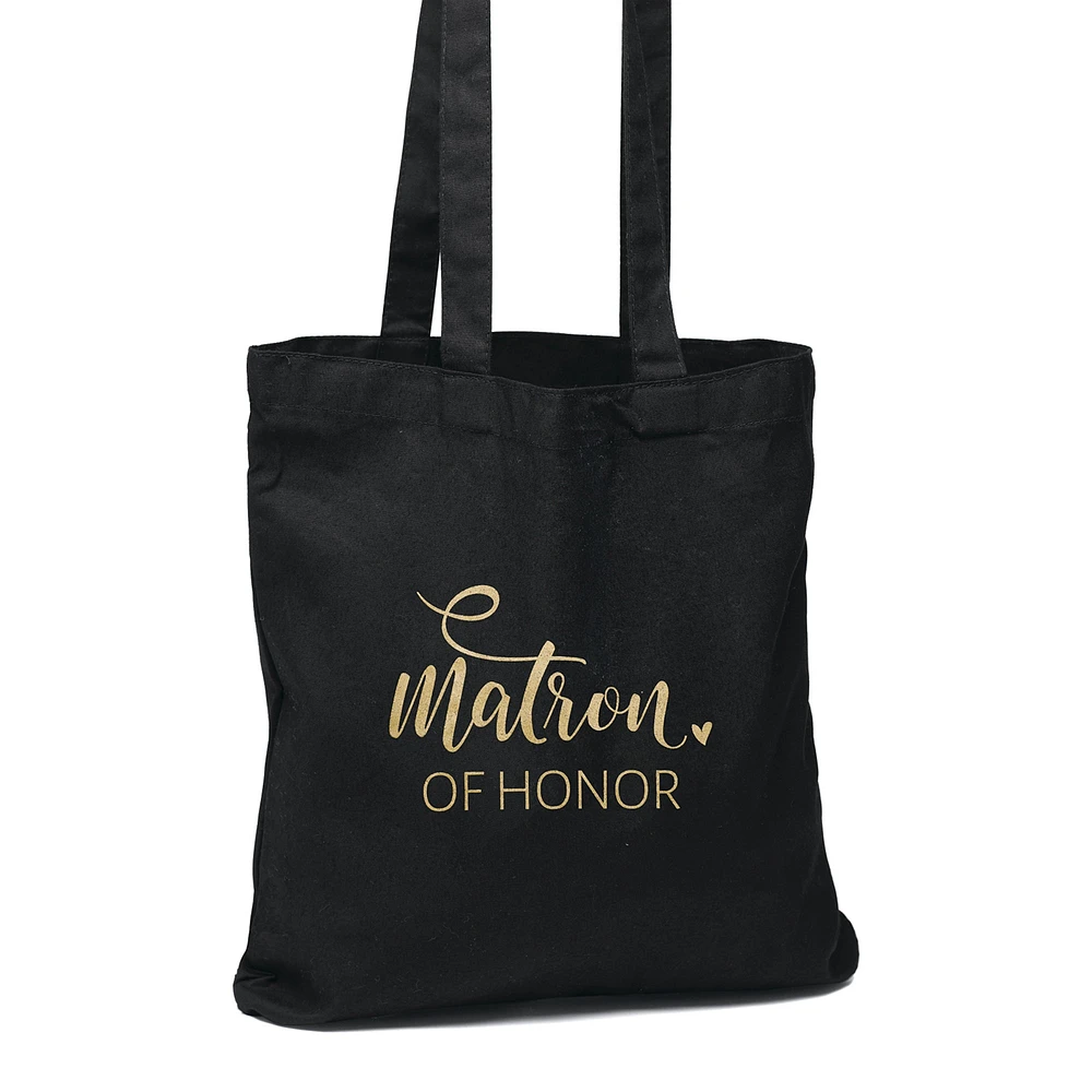 Hortense B. Hewitt Co. Matron of Honor Black Tote Bag