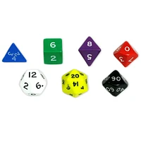 Koplow Games Jumbo Polyhedral Dice Set, 7 Pack