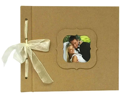 Kraft Chipboard Album with Bow By Recollections®