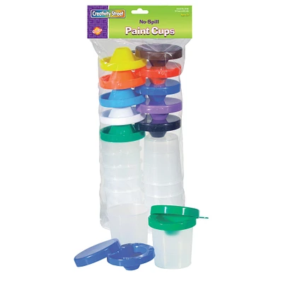 6 Packs: 10 ct. (60 total) Creativity Street® No-Spill Dual-Lid Paint Cups