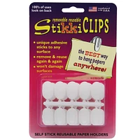 4 Packs: 6 Packs 30 ct. (720 total) StikkiCLIPS® White Clips