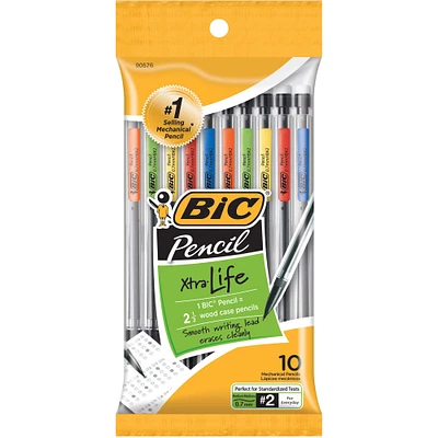 BIC® 0.7mm Multicolored Xtra-Life Mechanical Pencil, 6 Packs