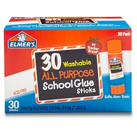 Elmer's® Washable All Purpose School Glue Sticks, Pack of 30