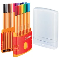 6 Packs: 20 ct. (120 total) STABILO® Point 88 Color Parade Pens