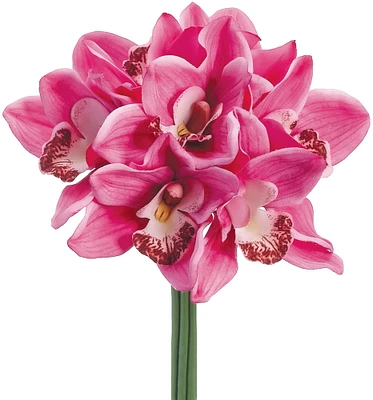 24 Pack: Real Touch™ Pink Cymbidium Bouquet