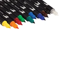 6 Packs: 10 ct. (60 total) Tombow Primary Palette Dual Brush Pen Set
