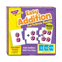 Easy Addition Fun-to-Know® Puzzles