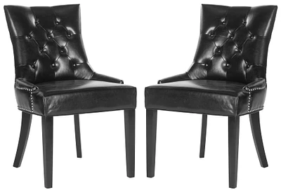 Harlow Ring Chair Set of 2 in Black