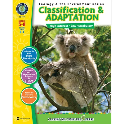 Classification & Adaptation Resource Book, Grades 5-8