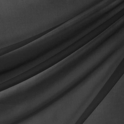 118 Inch Black Voile