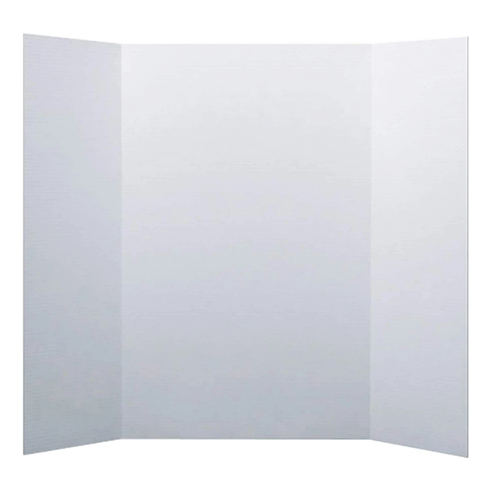 White Flipside Corrugated Project Board, 36" x 48, 24 Pack