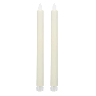iFlicker Ivory LED Taper Candle Set by Ashland®